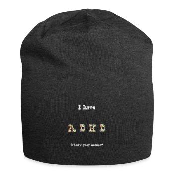 ADHD excuse - Jersey Beanie - charcoal grey - Front