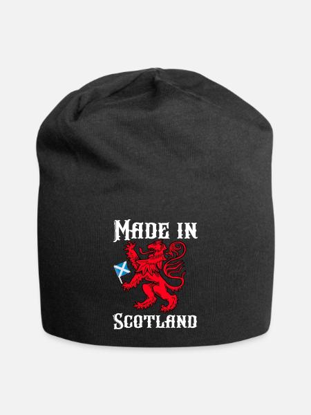 Made in Scotland - Jersey Beanie - black