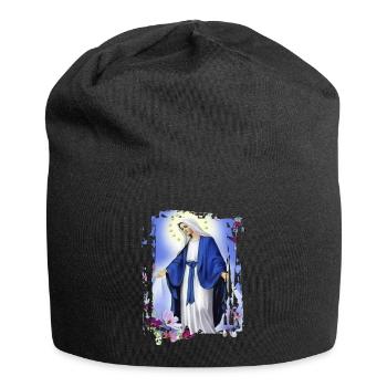 Holly Mary Maria Madonna Mariana Jungfrau Maria - Jersey-Beanie - Schwarz - Vorne