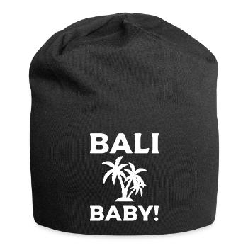 Bali - Jersey-Beanie - Schwarz - Vorne