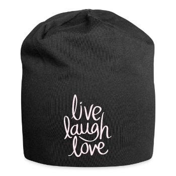 live laugh love - Bonnet en jersey - noir - Devant