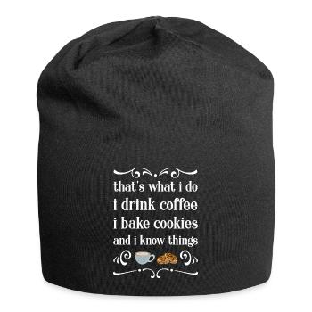 Baking baker baker - Jersey Beanie - black - Front