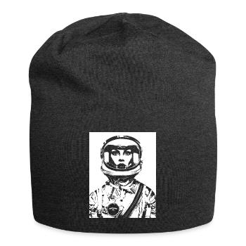 ASTRONAUTIN ASTRONAUT FRAU FRAUENPOWER STENCIL - Jersey-Beanie - Anthrazit - Vorne
