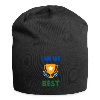 I AM THE BEST - Jersey-Beanie - Schwarz - Vorne