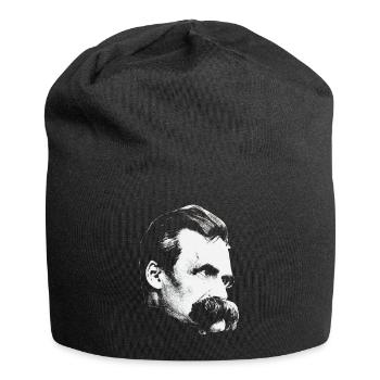 Friedrich Nietzsche Philosophie T-Shirt - Bonnet en jersey - noir - Devant