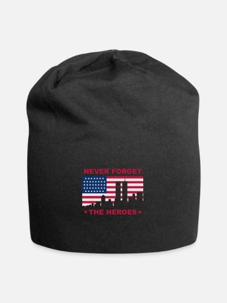 never forget the heroes - Jersey-Beanie - Schwarz
