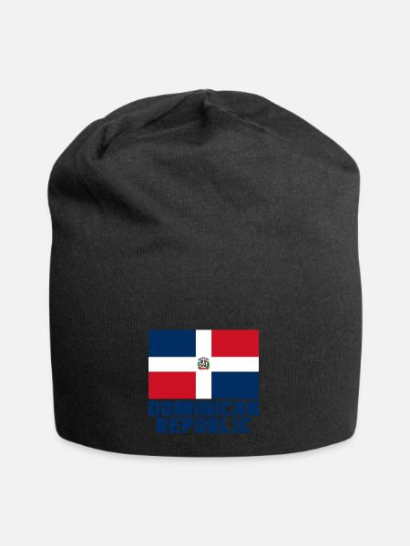 République dominicaine - Bonnet en jersey - noir