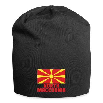 Macédoine du Nord - Bonnet en jersey - noir - Devant