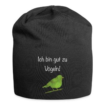 Ich bin gut zu vögeln! - Jersey-Beanie - Schwarz - Vorne