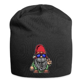 Barbe Coiffure Croissance de la barbe Masculinité Porteur de barbe - Bonnet en jersey - noir - Devant