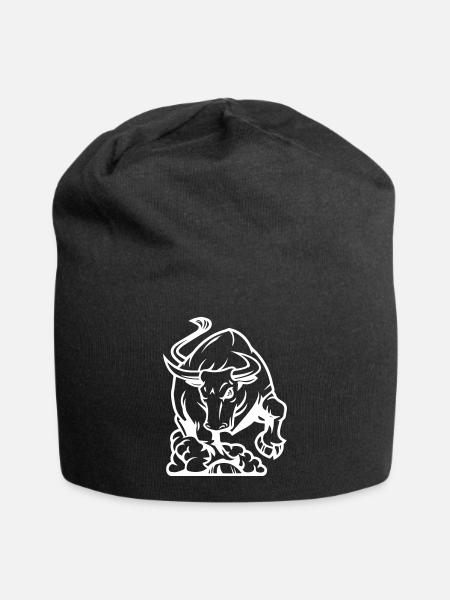 bull - Jersey Beanie - black