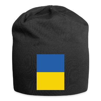 Solidarité avec l’Ukraine - Bonnet en jersey - noir - Devant