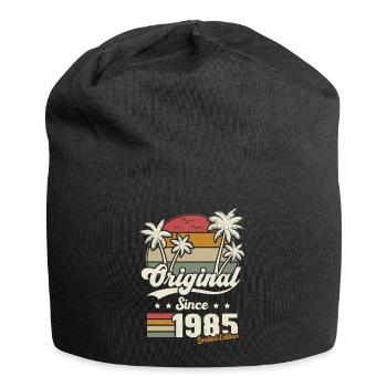 Geschenk 1985 Jahre Jubiläum Jahrgang Jahrgang geboren 1985 - Jersey-Beanie - Schwarz - Vorne
