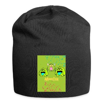 Monstre - Bonnet en jersey - noir - Devant