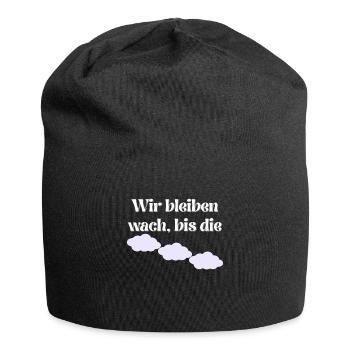 Lila Wolken Song - Jersey-Beanie - Schwarz - Vorne