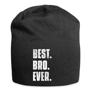 Frère - Meilleur frère - Bonnet en jersey - noir - Devant