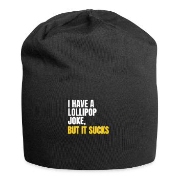 Lollipop joke - Jersey Beanie - black - Front