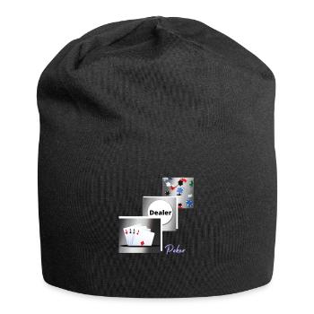 Poker 3 cadres superposés - Bonnet en jersey - noir - Devant