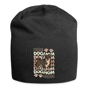 Doux suédois Vallhund Lover Kawaii - Bonnet en jersey - noir - Devant