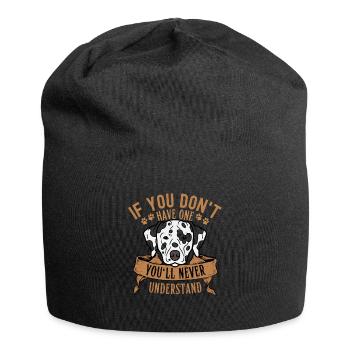 Legendary Dalmatian Dog Classic Retro Vintage - Jersey Beanie - black - Front