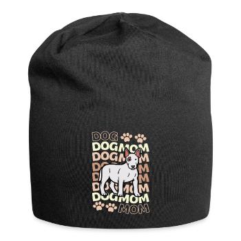 Süßer Bullterrier Hund Liebhaber Kawaii - Jersey-Beanie - Schwarz - Vorne