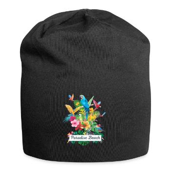 Paradise Beach - Jersey Beanie - black - Front