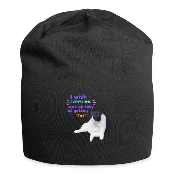 I wish Everything - Jersey Beanie - black - Front