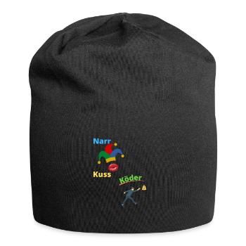 Narrkuss Köder - Jersey-Beanie - Schwarz - Vorne