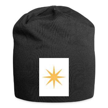 Star - Jersey-Beanie - Schwarz - Vorne