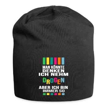 antidoping fitness sportmindset dopamin no doping - Jersey-Beanie - Schwarz - Vorne