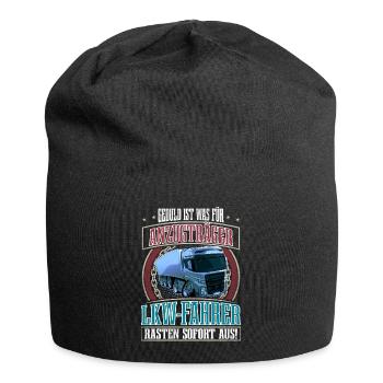 LKW Fahrer - Jersey-Beanie - Schwarz - Vorne