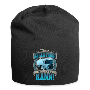 LKW Fahrer - Jersey-Beanie - Schwarz - Vorne