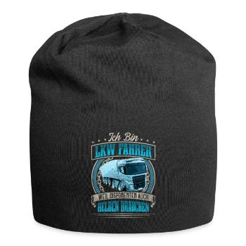 LKW Fahrer - Jersey-Beanie - Schwarz - Vorne
