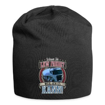 LKW Fahrer - Jersey-Beanie - Schwarz - Vorne
