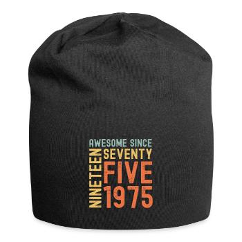 Awesome since 1975 Birthday Gift Year - Jersey Beanie - black - Front