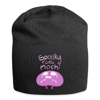 Gruseliger kleiner Mochi - Jersey-Beanie - Schwarz - Vorne