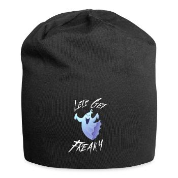 Lets Get Freaky Happy Halloween Dancing Ghost - Jersey Beanie - black - Front