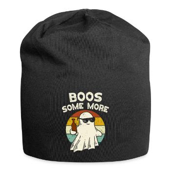 Halloween boos etwas mehr Geister Bier - Jersey-Beanie - Schwarz - Vorne