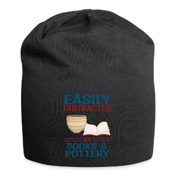 Faire de la poterie - Bonnet en jersey - noir - Devant