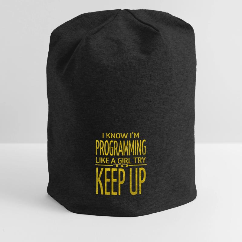 computer language bday statement backend developer Jersey-Beanie
