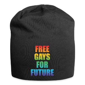 LGBT Free Gays pour Future Rainbow Gay Queer - Bonnet en jersey - noir - Devant