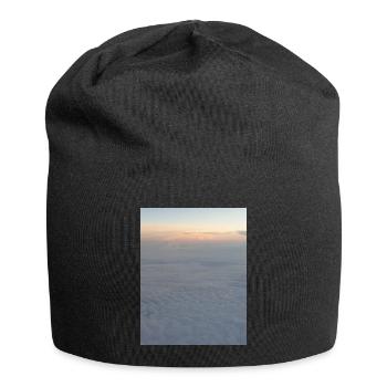 Himmel - Jersey-Beanie - Schwarz - Vorne