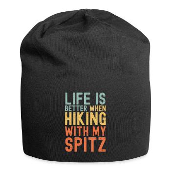 Spitz Wanderhund retro - Jersey-Beanie - Schwarz - Vorne