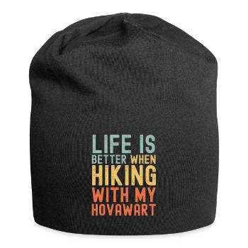 Hovawart Wanderhund retro - Jersey-Beanie - Schwarz - Vorne