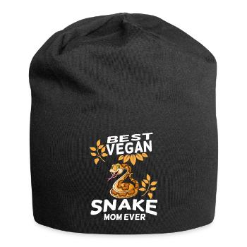 Amoureux des serpents | Cadeaux de reptiles serpents - Bonnet en jersey - noir - Devant