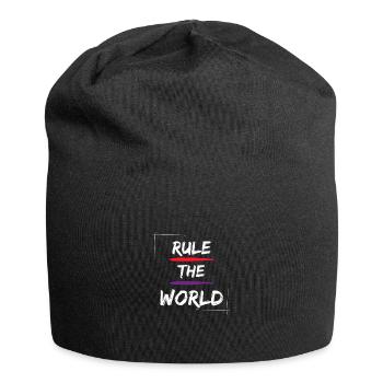 Gouverner le monde - Bonnet en jersey - noir - Devant