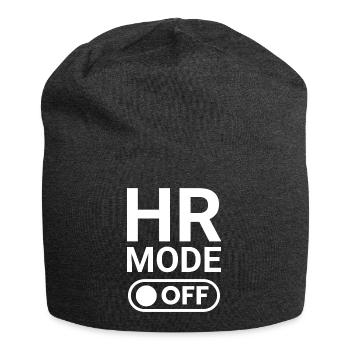 HR Mode OFF - Jersey Beanie - charcoal grey - Front
