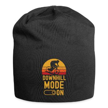 Downhill Mode on retro vintage - Jersey-Beanie - Schwarz - Vorne