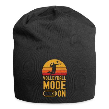Volleyball Mode on retro vintage - Jersey-Beanie - Schwarz - Vorne