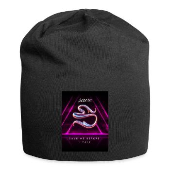 Save me before I fall Design - Jersey Beanie - black - Front